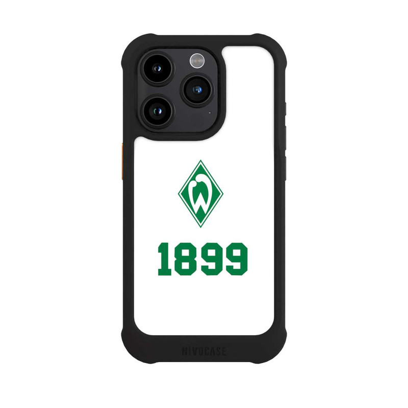 iPhone 15 Pro NIVOmax 1899 Grün-Weiß Lebenslang Weiss - Werder Bremen