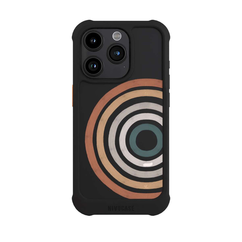 iPhone 15 Pro NIVOmax Vintage Regenbogen
