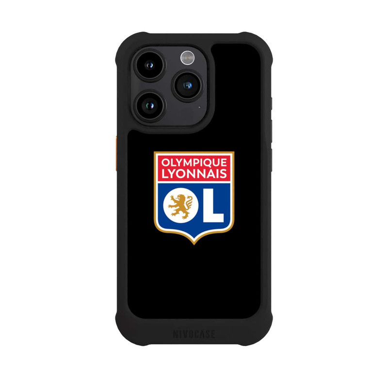 iPhone 15 Pro NIVOmax Olympique Lyonnais Noir