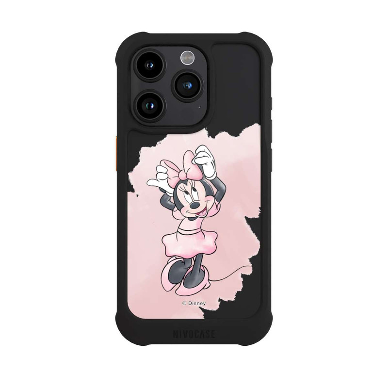 iPhone 15 Pro NIVOmax Minnie Aquarell transparent