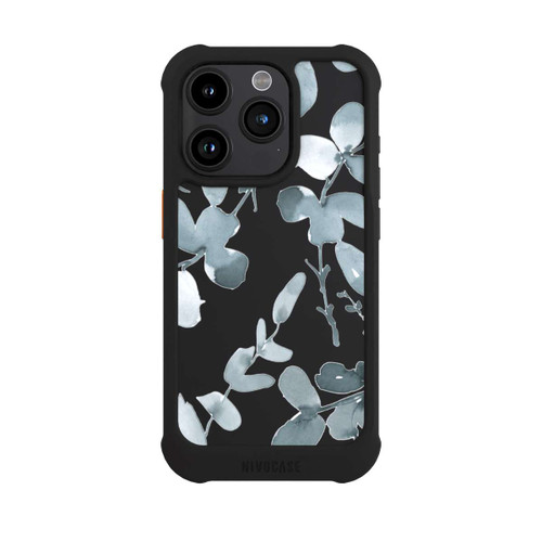 Apple iPhone 15 Pro NIVOmax Eukalyptus pattern ohne Hintergrund