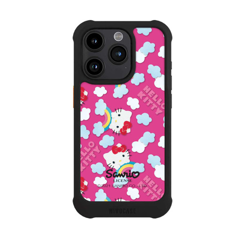 Apple iPhone 15 Pro NIVOmax Hello Kitty Regenbogenmuster