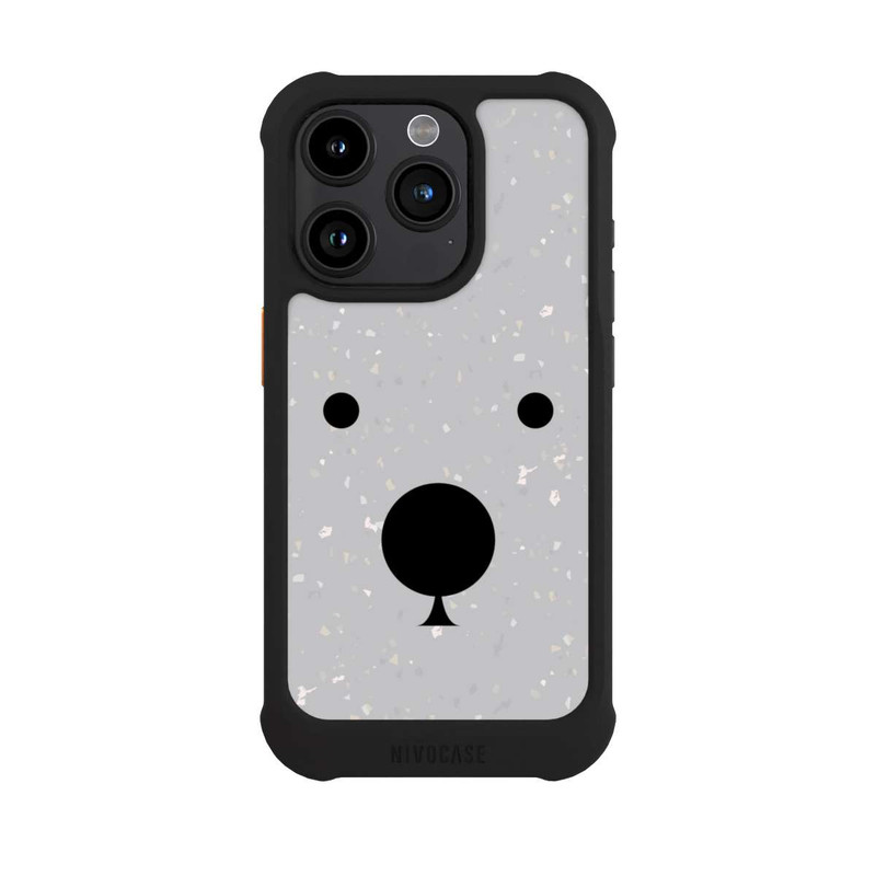 iPhone 15 Pro NIVOmax Bär Nahaufnahme