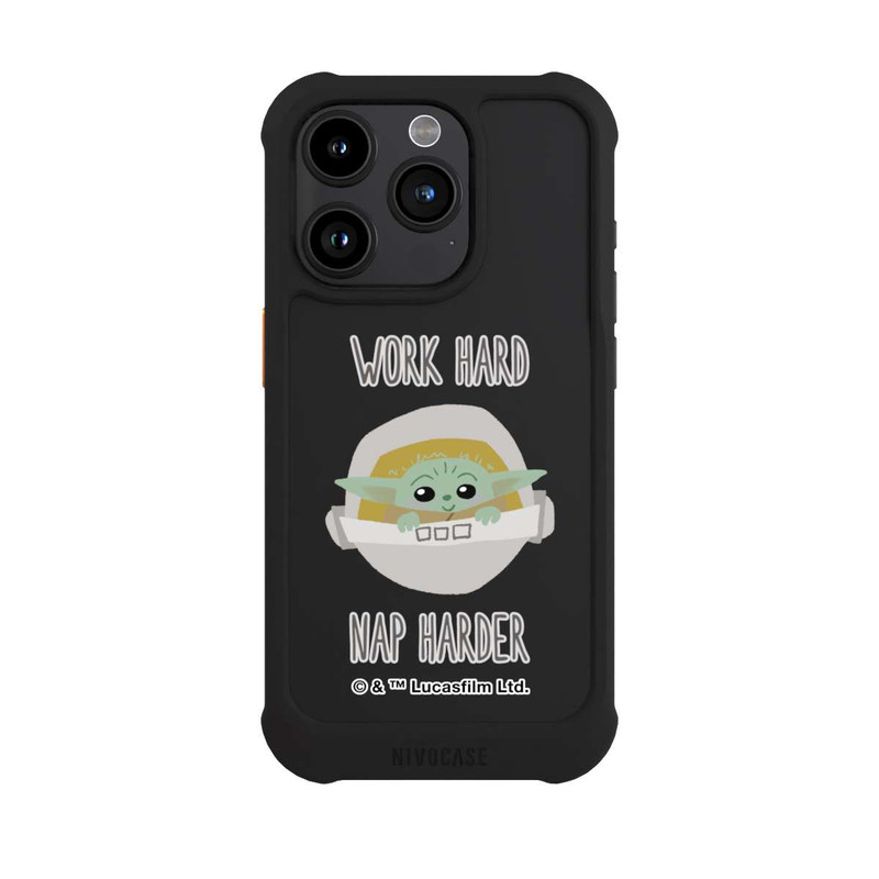 iPhone 15 Pro NIVOmax The Child Work Hard Nap Harder Transparent