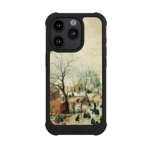 Apple iPhone 15 Pro NIVOmax Winterlandschaft mit Schlittschuhläufern - Hendrick Avercamp