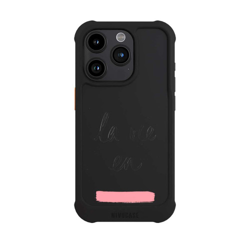 Apple iPhone 15 Pro NIVOmax La vie en Rosa Transparent