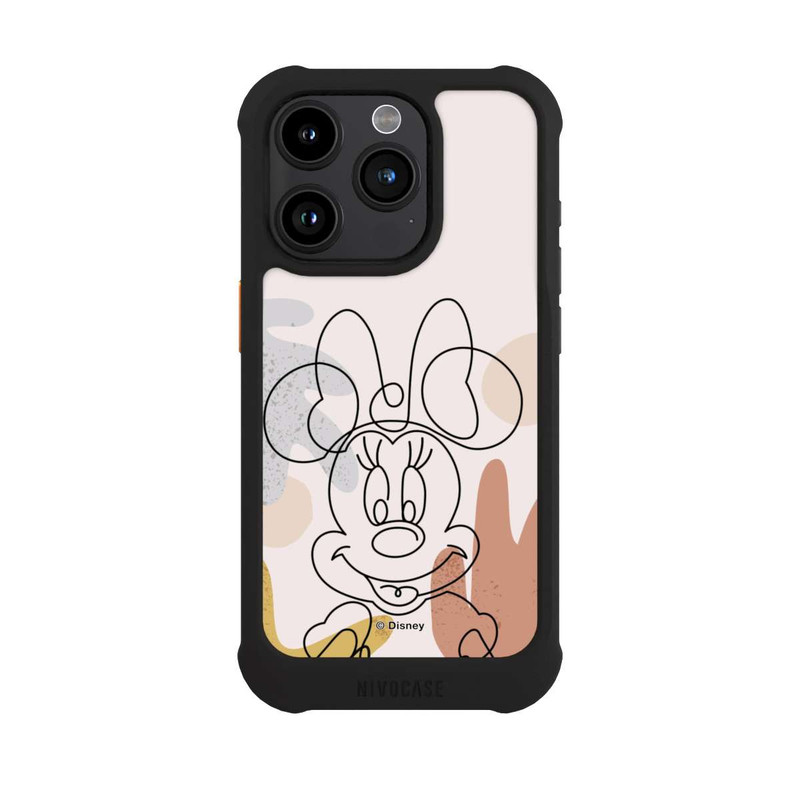 iPhone 15 Pro NIVOmax Minnie Abstract Lineart