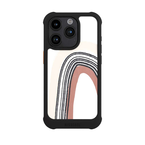 Apple iPhone 15 Pro NIVOmax Texturierter Regenbogen