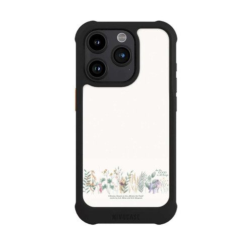 Apple iPhone 15 Pro NIVOmax Winnie Pooh et ses amis derrière l'eucalyptus