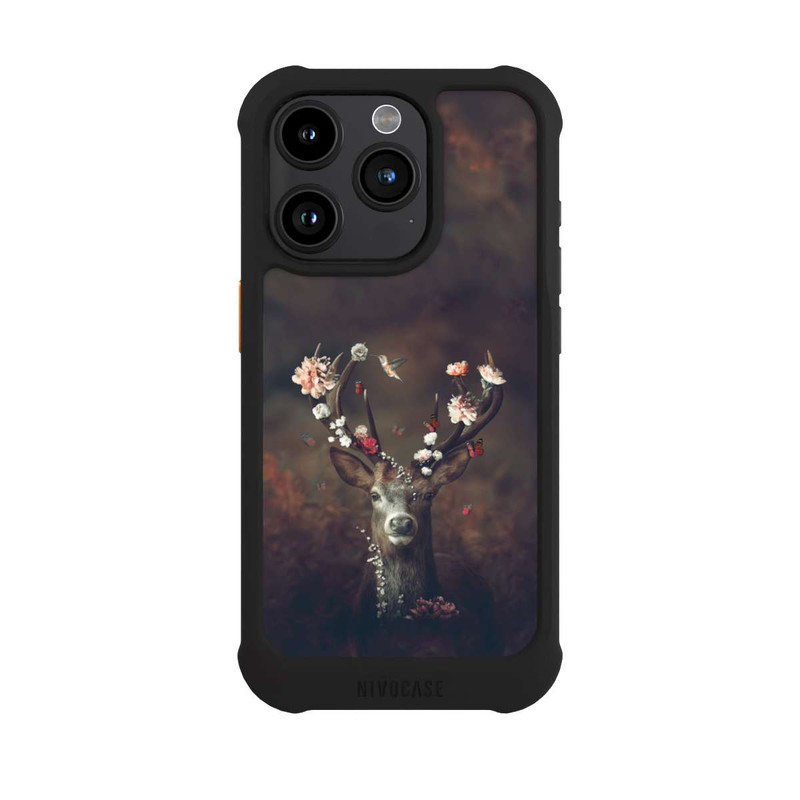 iPhone 15 Pro NIVOmax Fauna Flora Hirsch