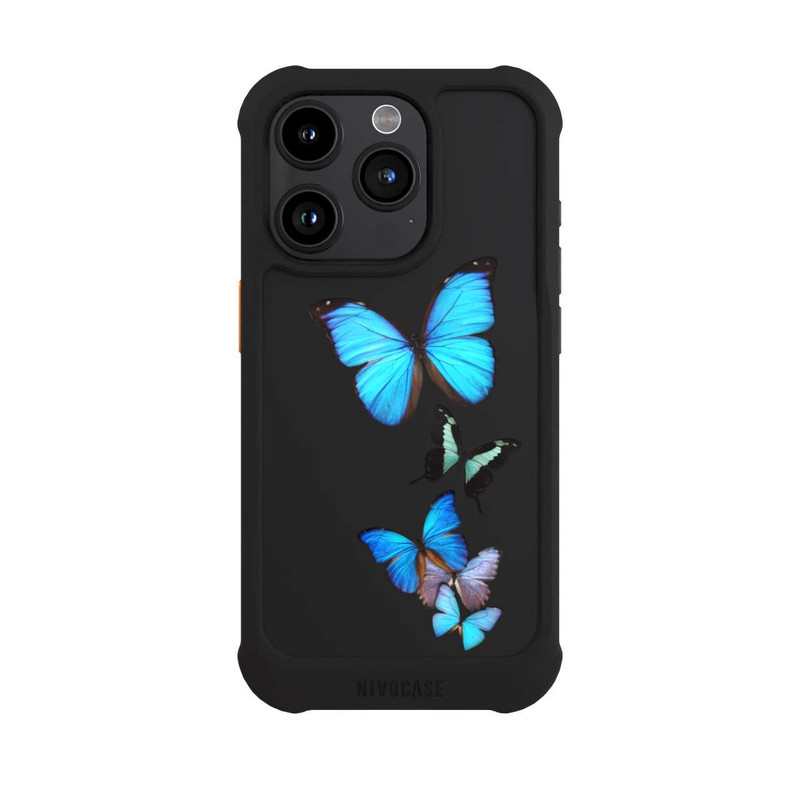 iPhone 15 Pro NIVOmax Butterfly Transparent