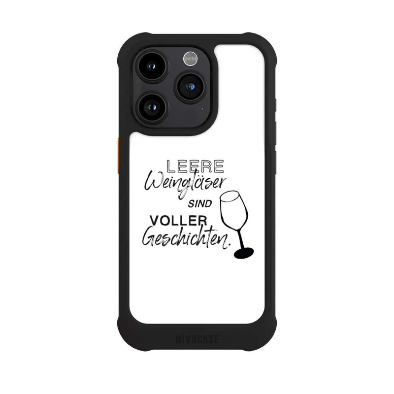 iPhone 15 Pro NIVOmax Leere Weingläser