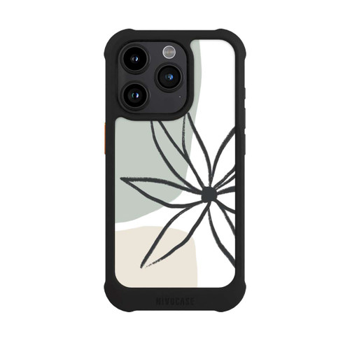 Apple iPhone 15 Pro NIVOmax Blume Minze und Sahne