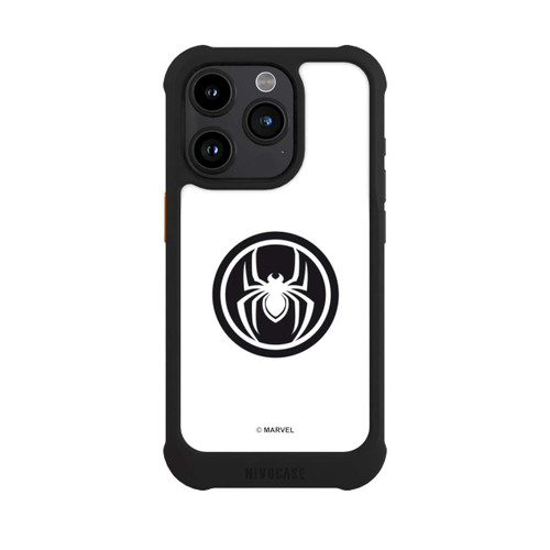 Apple iPhone 15 Pro NIVOmax Spider-Man Logo White