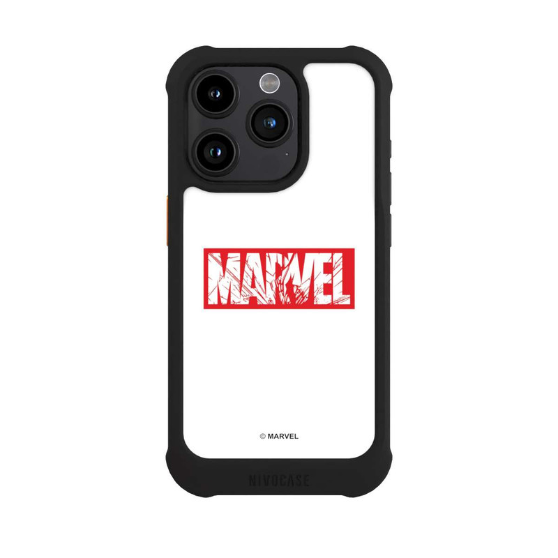 iPhone 15 Pro NIVOmax Marvel Logo Crushed