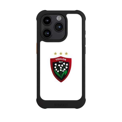 Apple iPhone 15 Pro NIVOmax Logo RC Toulonnais Blanc