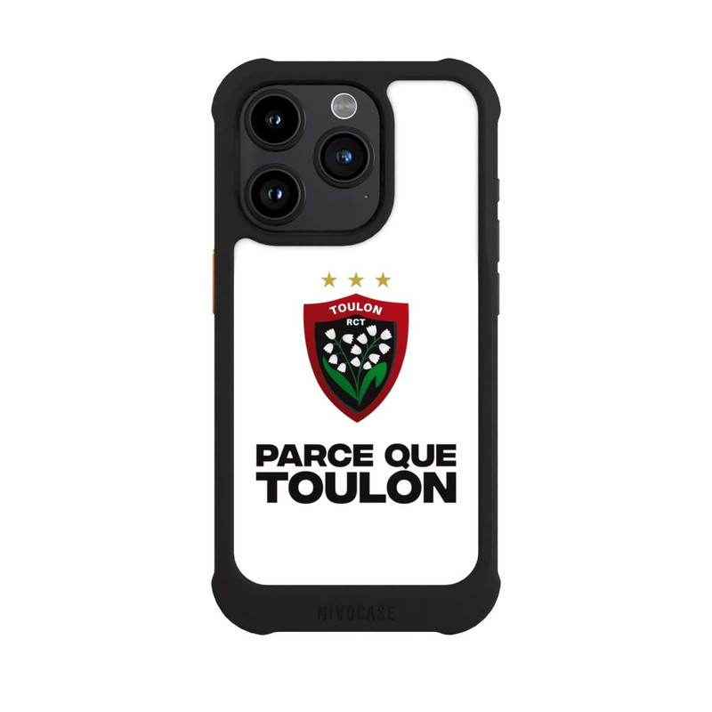 iPhone 15 Pro NIVOmax RC Toulonnais Blanc