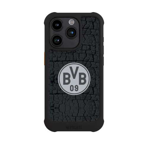 Apple iPhone 15 Pro NIVOmax BVB Trikot Kohle und Stahl