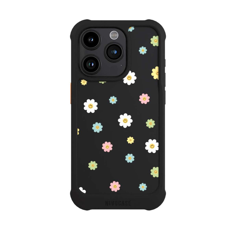 iPhone 15 Pro NIVOmax Flower Power Small Transparent