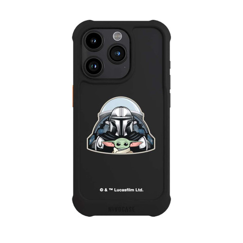 Apple iPhone 15 Pro NIVOmax Mando and Grogu Transparent