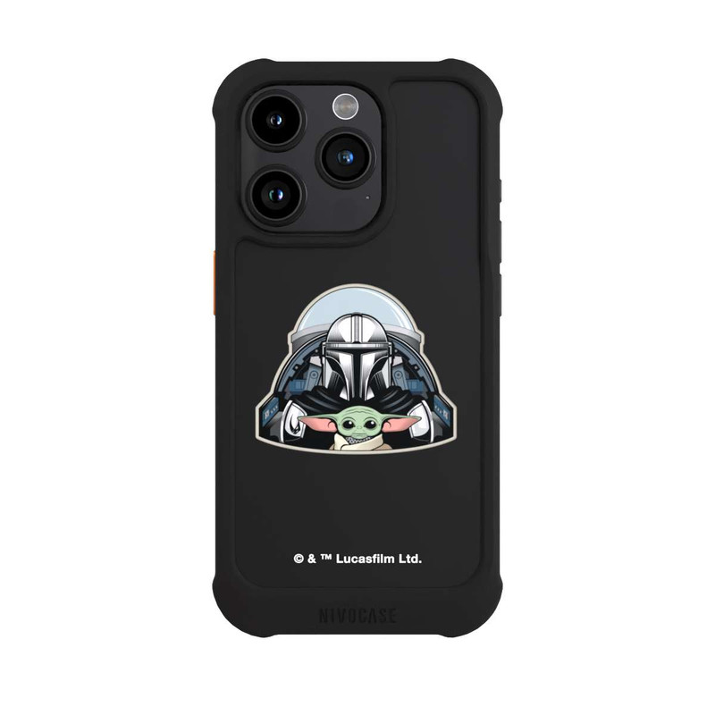 iPhone 15 Pro NIVOmax Mando and Grogu Transparent