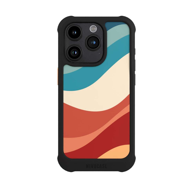 iPhone 15 Pro NIVOmax Vagues de couleur
