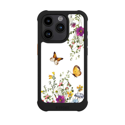 Apple iPhone 15 Pro NIVOmax Butterflies And Colorful Flowers