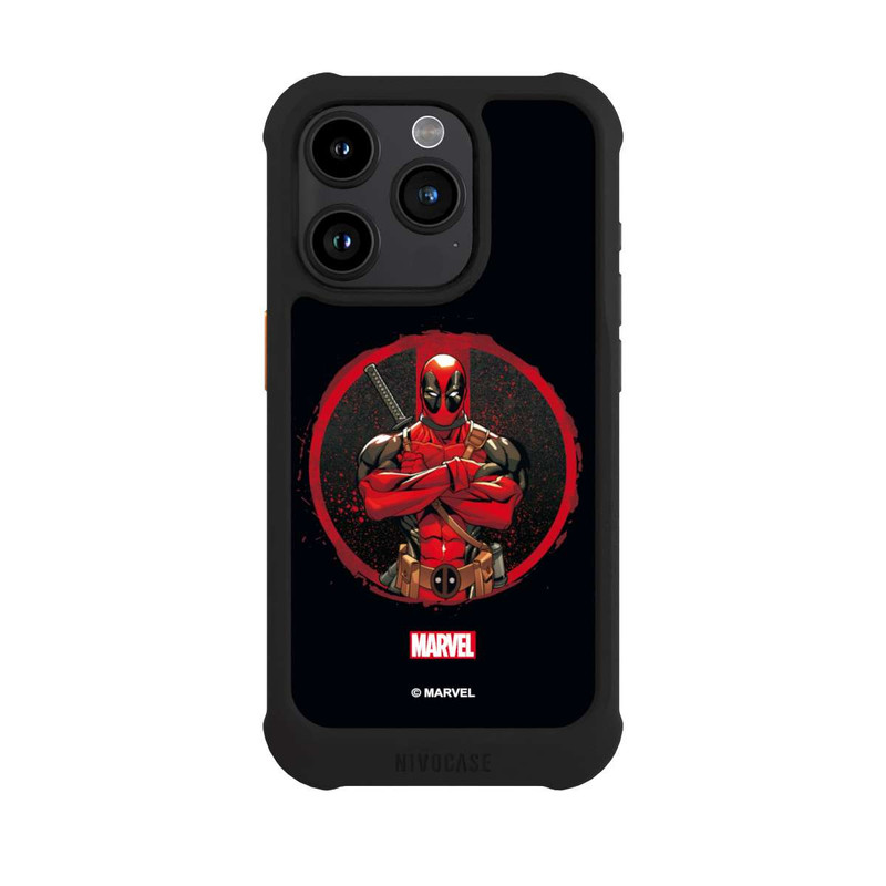 iPhone 15 Pro NIVOmax Deadpool Badge