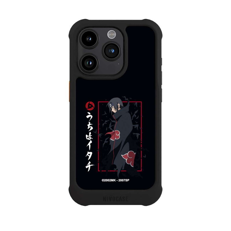 iPhone 15 Pro NIVOmax Itachi corbeaux noirs