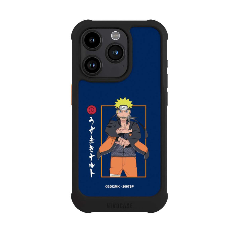iPhone 15 Pro NIVOmax Naruto Combat Position Blue