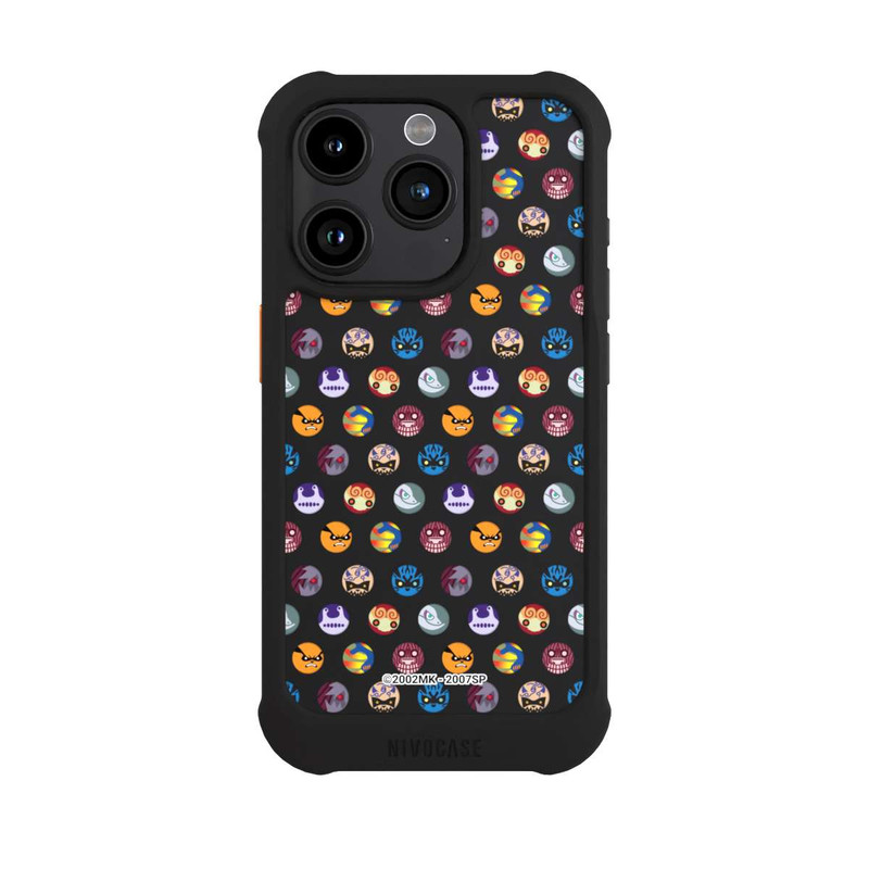 iPhone 15 Pro NIVOmax Bijuu Muster Transparent