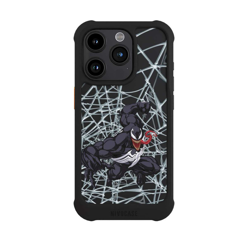 iPhone 15 Pro NIVOmax Venom Spinnennetz