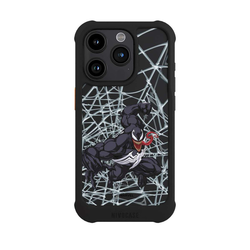 iPhone 15 Pro NIVOmax Venom Toile d'Araignée