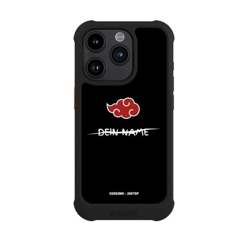 Apple iPhone 15 Pro NIVOmax Akatsuki personalisierbar Schwarz
