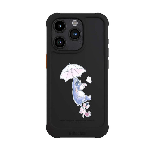 Apple iPhone 15 Pro NIVOmax Winnie Pooh Eeyeore Find Happiness Transparent
