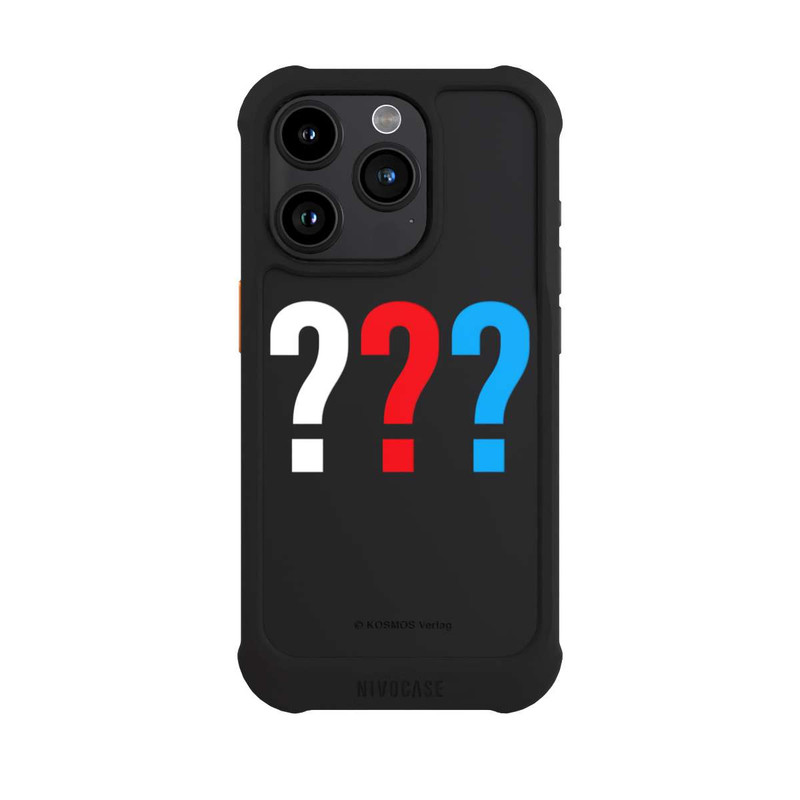 iPhone 15 Pro NIVOmax Die Drei Fragezeichen Logo Transparent