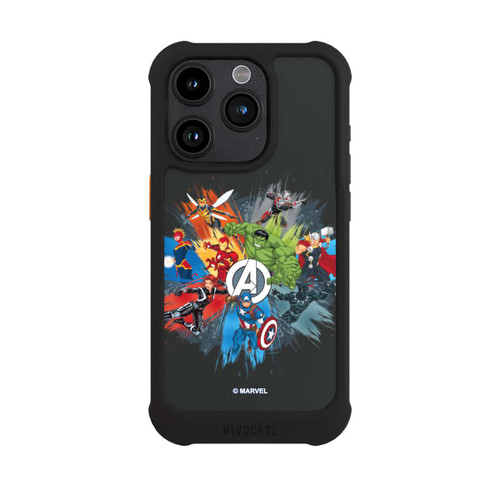Apple iPhone 15 Pro NIVOmax Marvel's Avengers Black