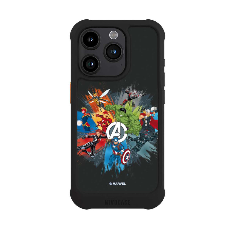 iPhone 15 Pro NIVOmax Marvel's Avengers Black