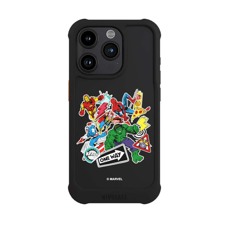 iPhone 15 Pro NIVOmax Capitan American Shield Transparent