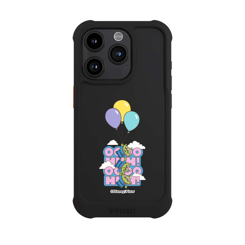iPhone 15 Pro NIVOmax Toy Story Aliens Balloons OOOOHHH Transparent