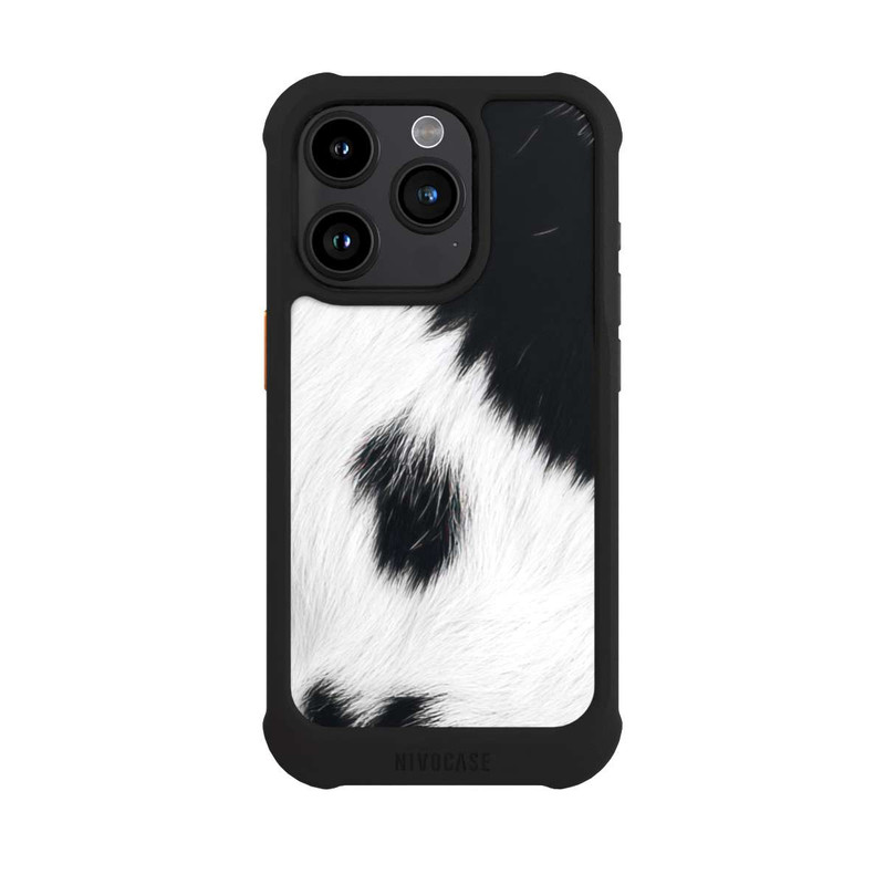 iPhone 15 Pro NIVOmax Tierfell Kuh Druck