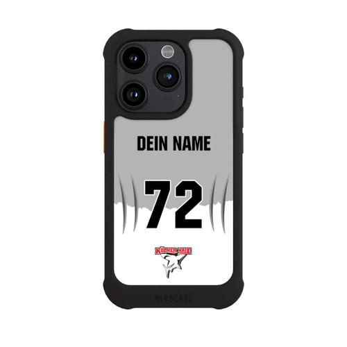 Apple iPhone 15 Pro NIVOmax Kölner Haie Trikotmotiv Personalisierbar