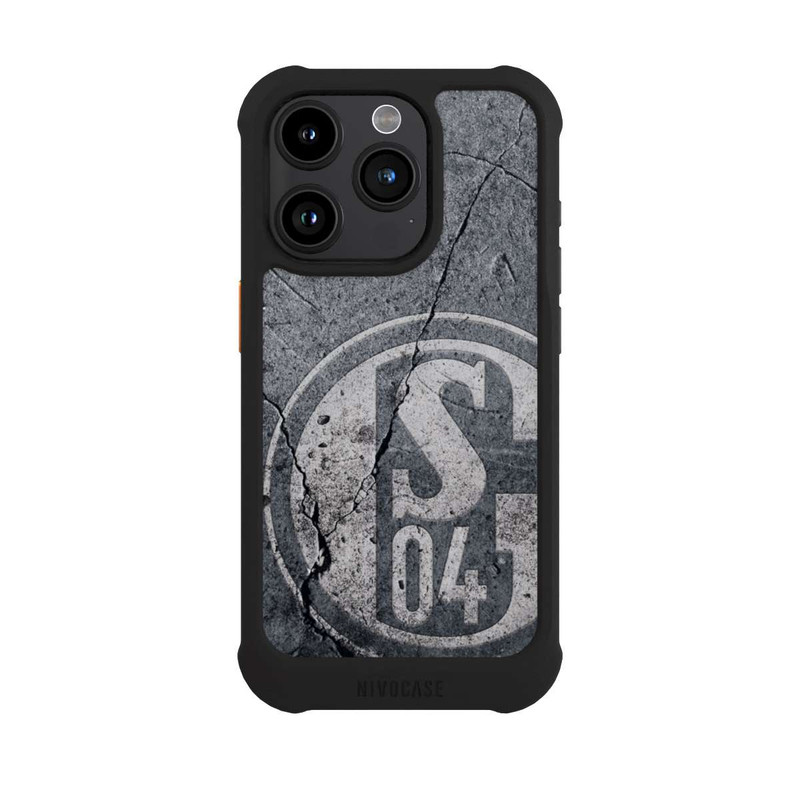 iPhone 15 Pro NIVOmax Schalke 04 Beton Look
