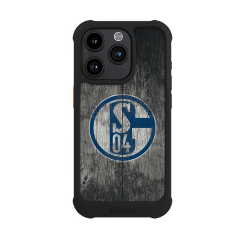 Apple iPhone 15 Pro NIVOmax Schalke 04 Holz Look