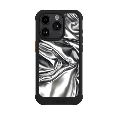 Apple iPhone 15 Pro NIVOmax Shiny Chrome Silver