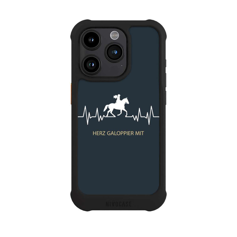 iPhone 15 Pro NIVOmax Herz Galoppier Mit