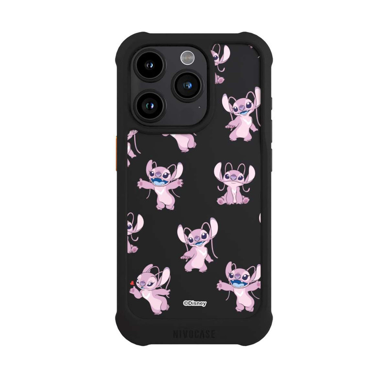 iPhone 15 Pro NIVOmax Angel Faces Pattern Transparent