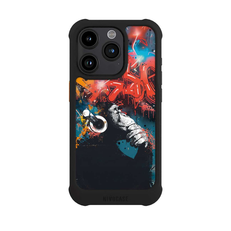 iPhone 15 Pro NIVOmax Chimp Stereo Grafitti