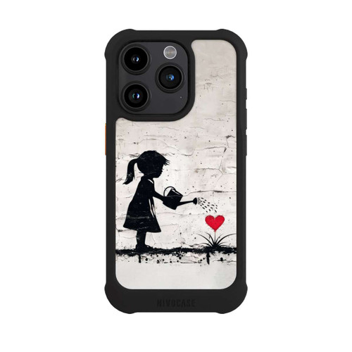 Apple iPhone 15 Pro NIVOmax Girl Watering Bunch of Flowers 