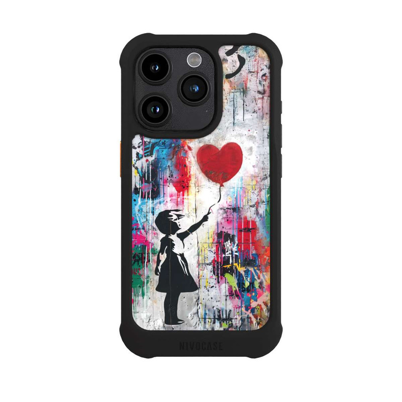iPhone 15 Pro NIVOmax Balloon Girl Colorful